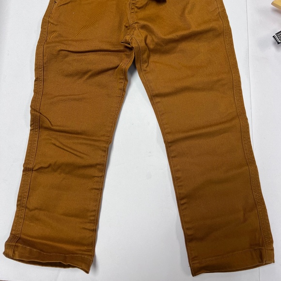 boden slim pull on trousers boys butterscotch new 3-4y - Picture 3 of 8
